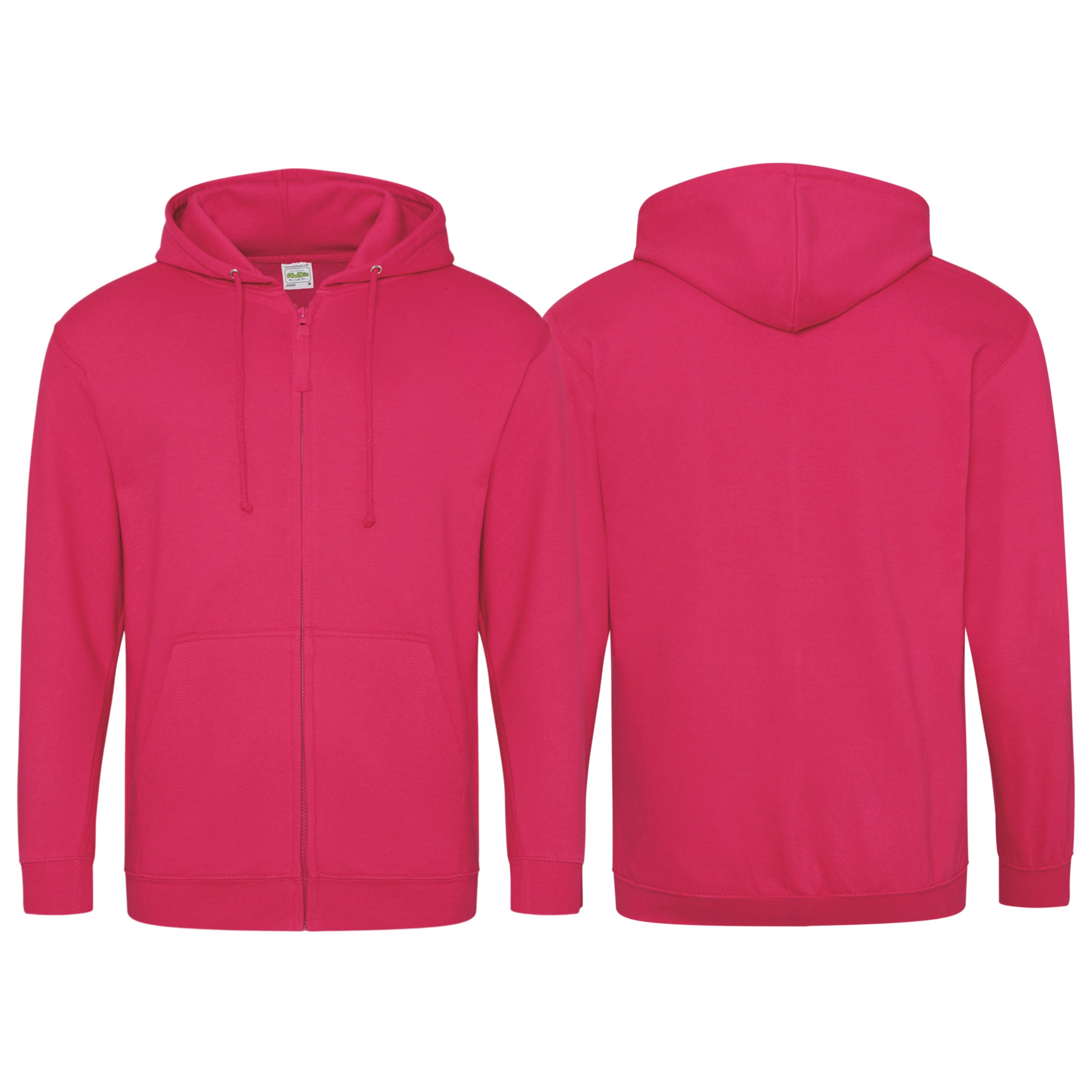 Sweat à capuche zippé taille unisexe 280g