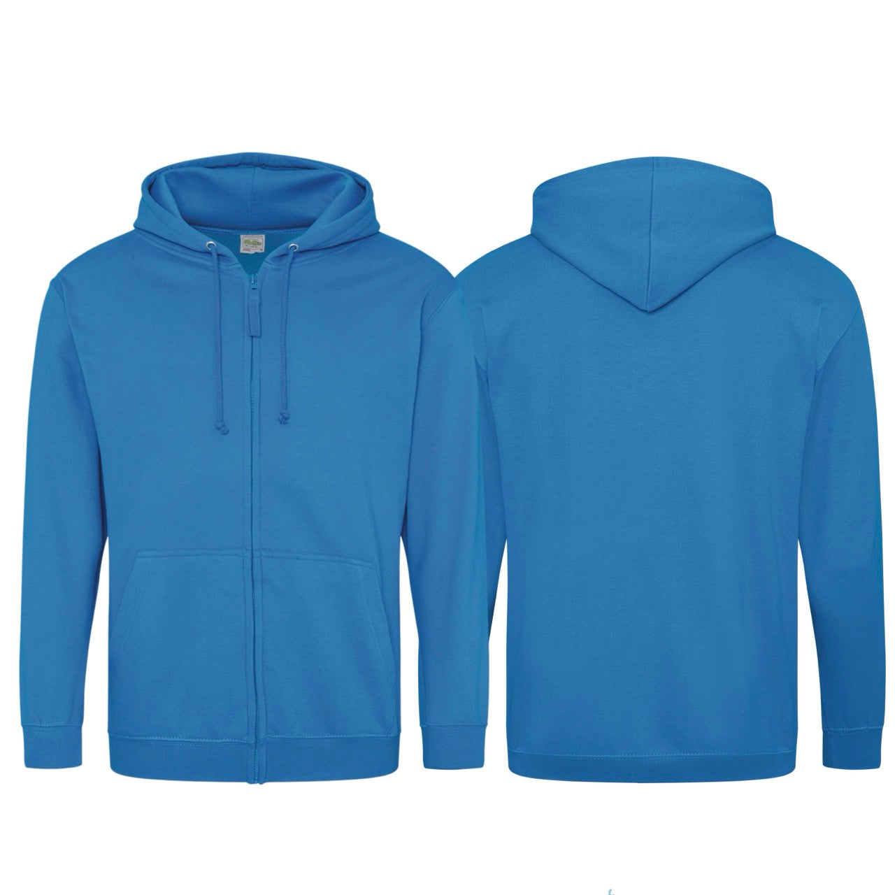 Sweat à capuche zippé taille unisexe 280g
