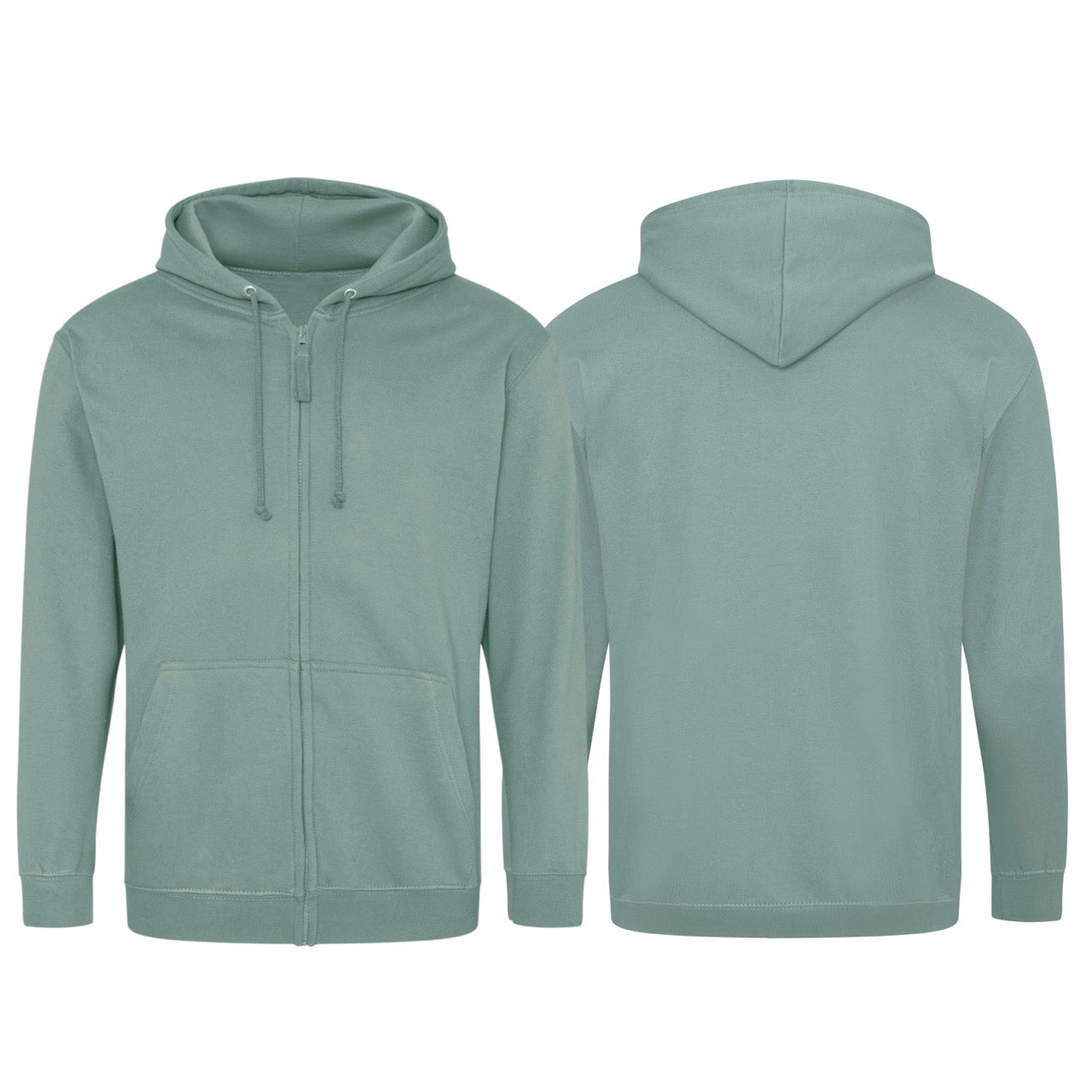 Sweat à capuche zippé taille unisexe 280g