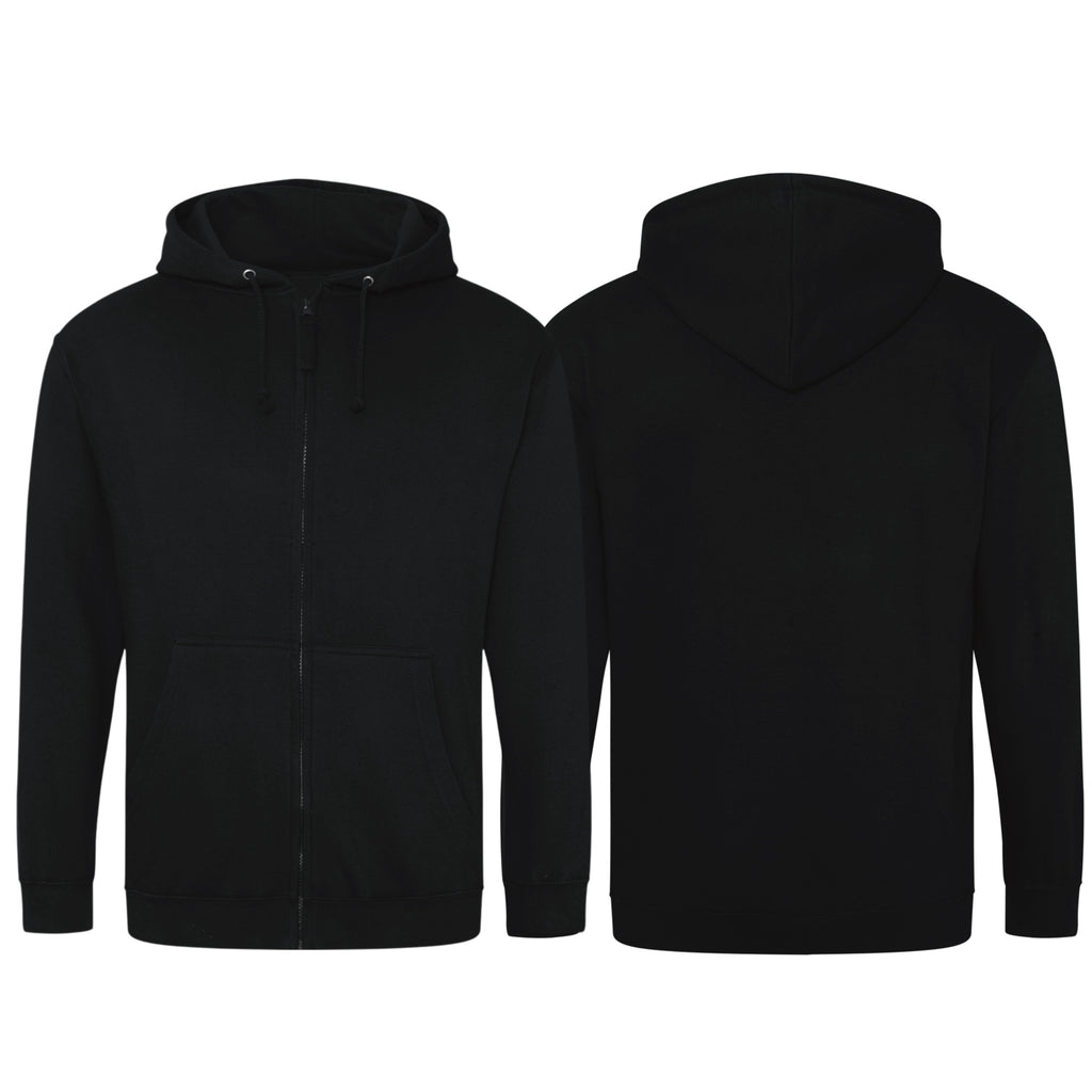 Sweat à capuche zippé taille unisexe 280g