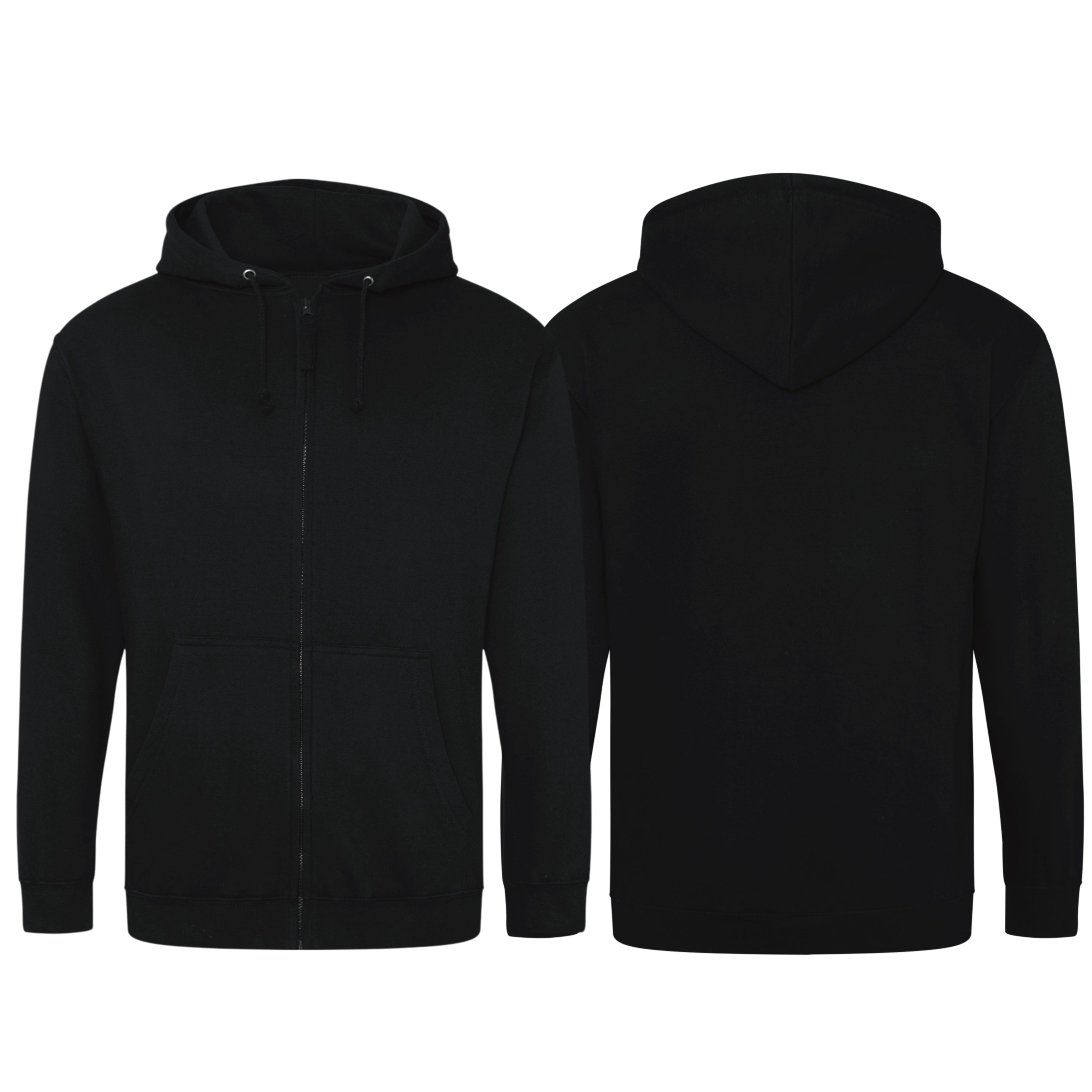 Sweat à capuche zippé taille unisexe 280g