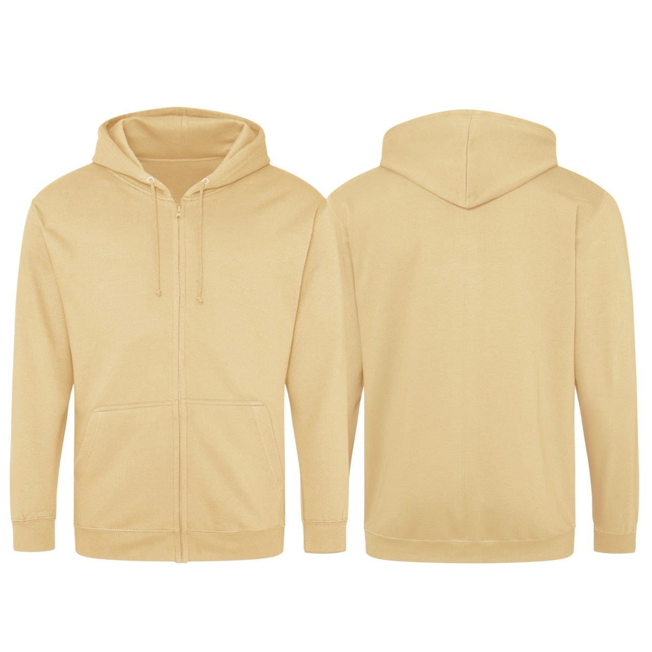 Sweat à capuche zippé taille unisexe 280g