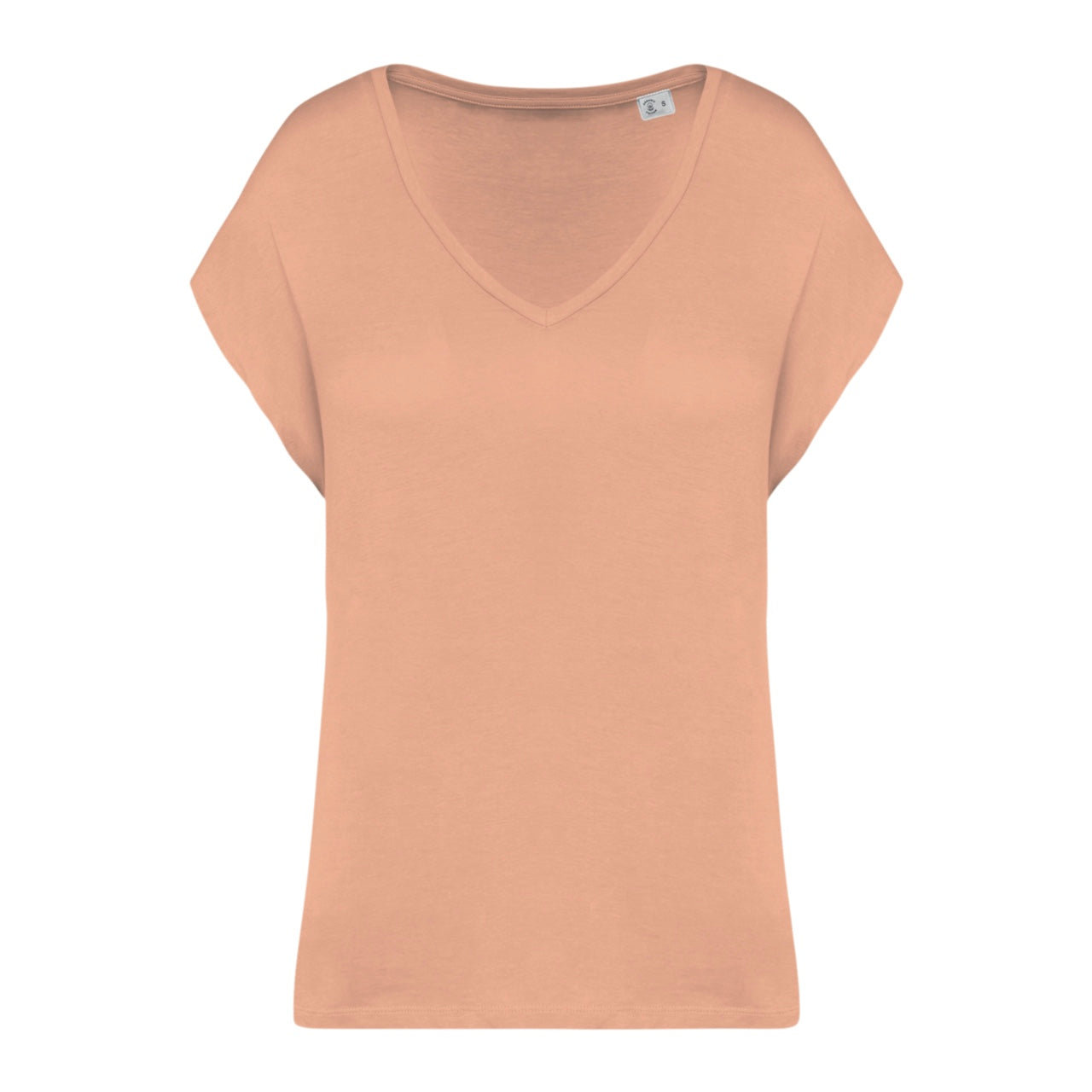 Tee-shirt femme col V