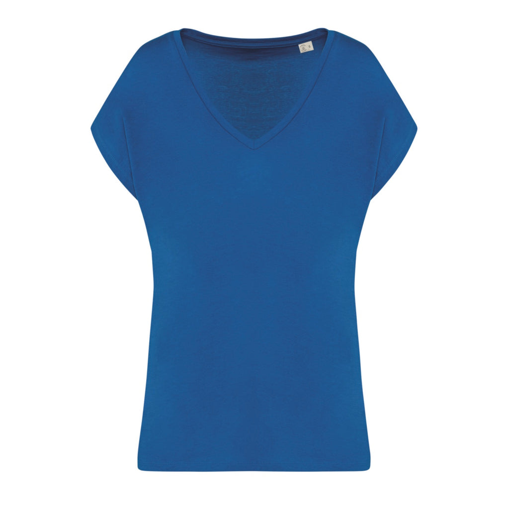 Tee-shirt femme col V