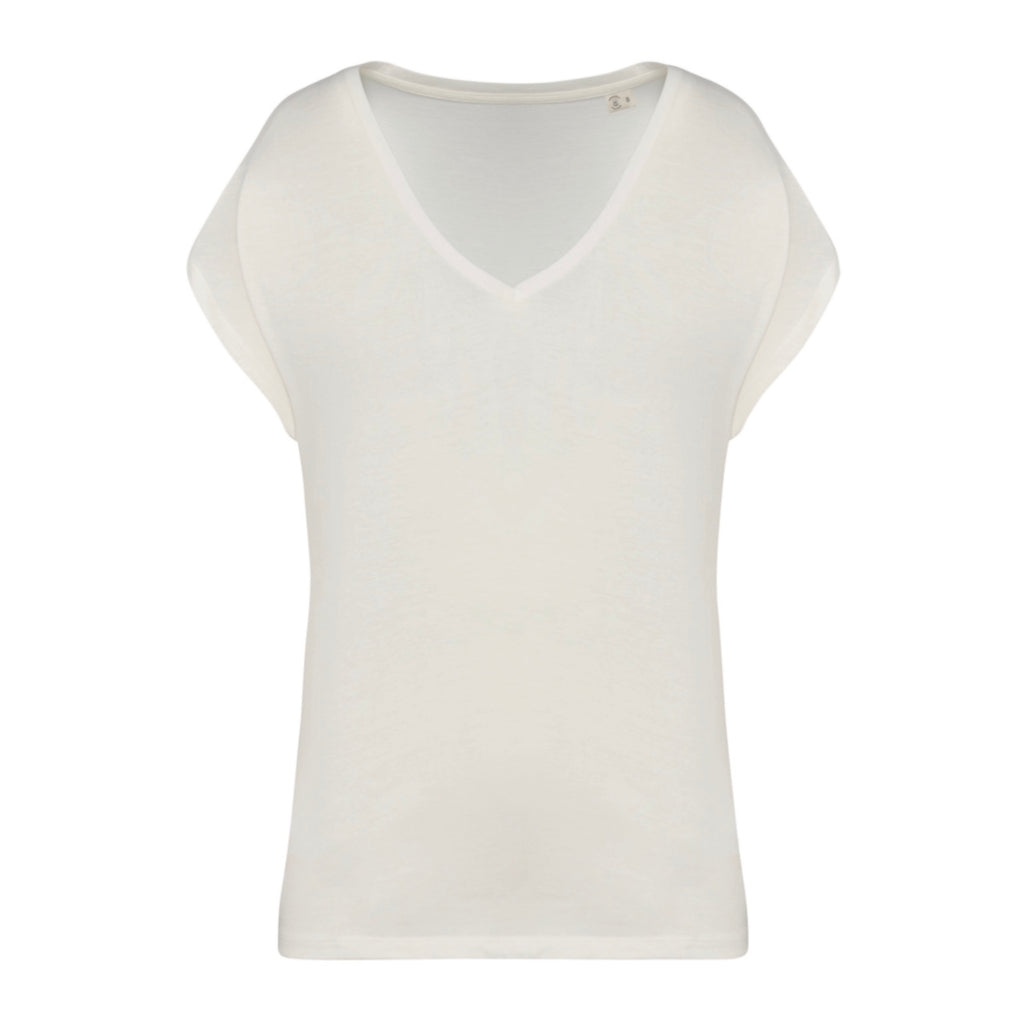 Tee-shirt femme col V